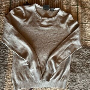 Tailor B. Moss Light Gray Crew Neck Sweater